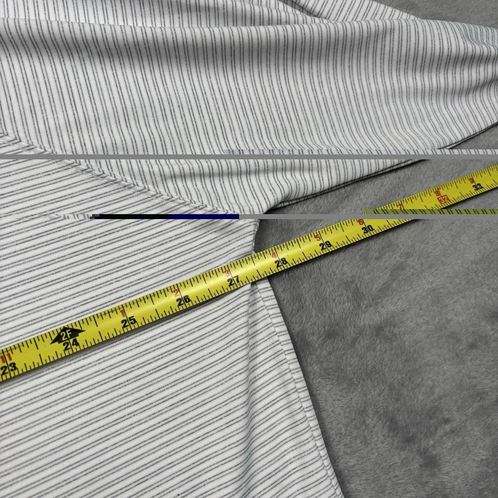 Holderness & Bourne The Stewart 1/4 Quarter Zip Men's Size XXL White & Gray Golf - Picture 4 of 8
